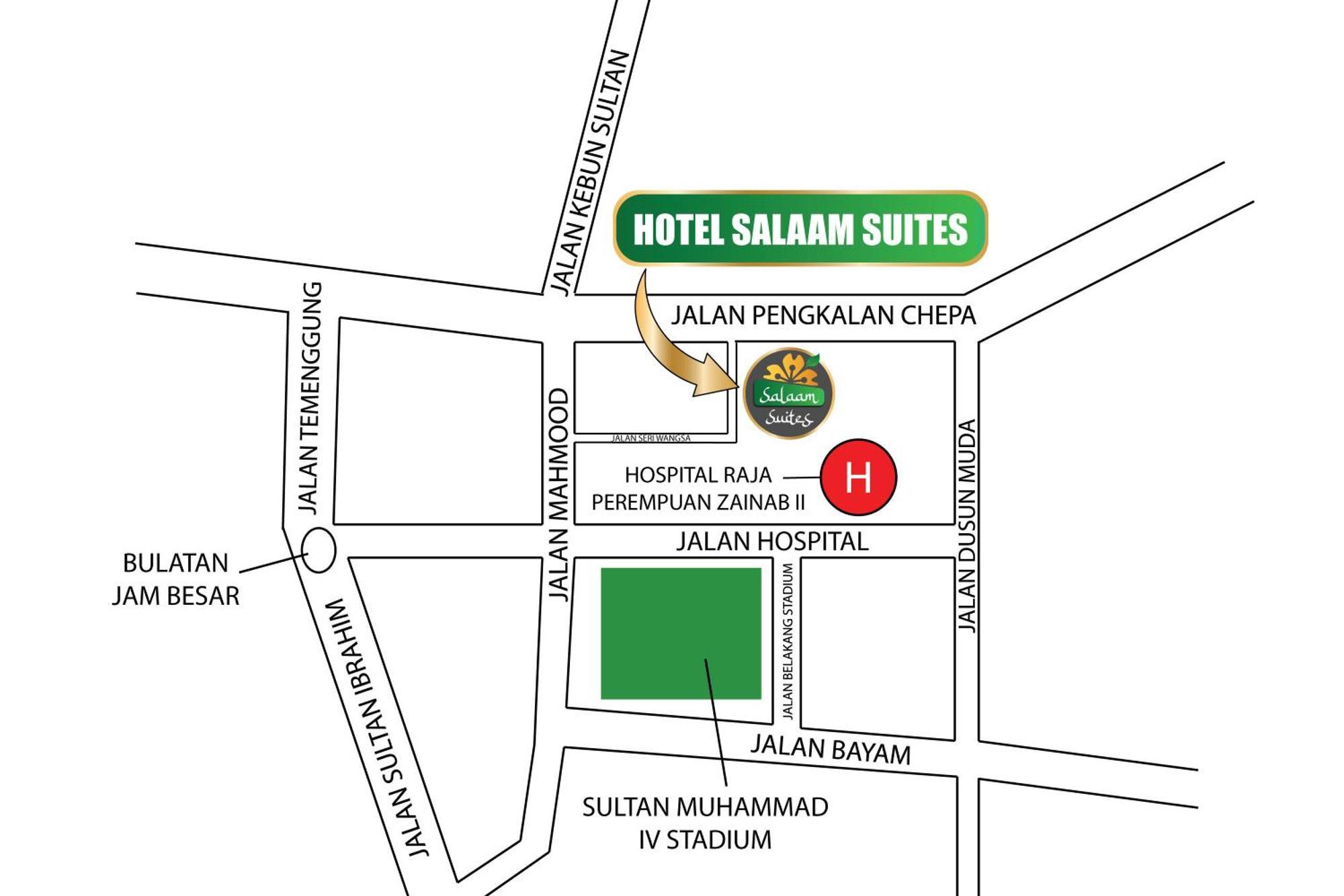 Salaam Suites Hotel Kota Bharu Bagian luar foto
